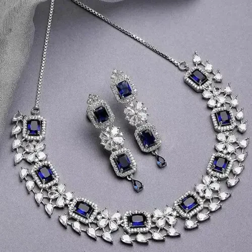 American Diamond Necklace Set