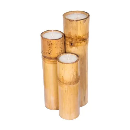 Bamboo Candle Holder
