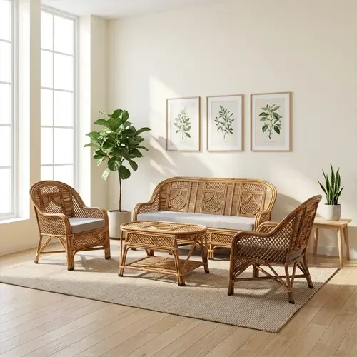 Bamboo Sofa Set