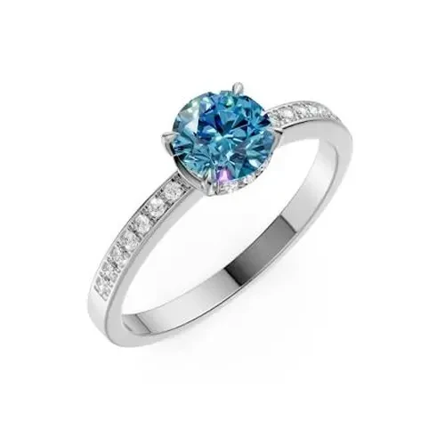 Blue Diamond Rings