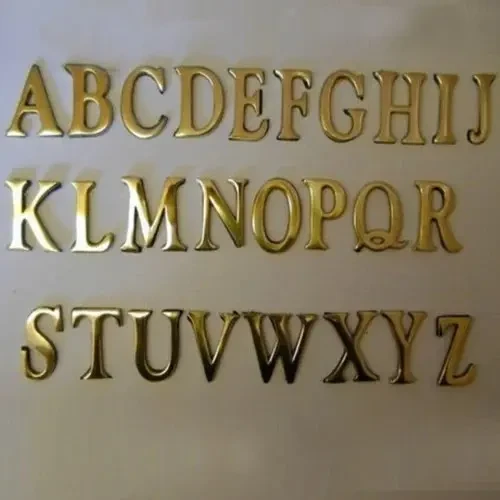 Brass Letter