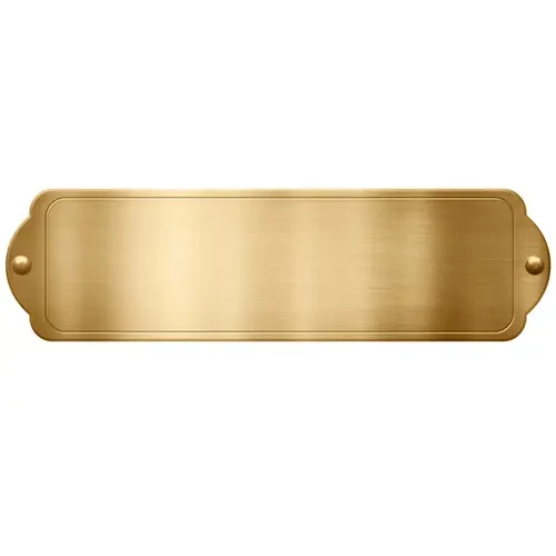 Brass Plaque