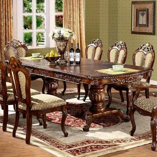 Carved Wood Dining Tables