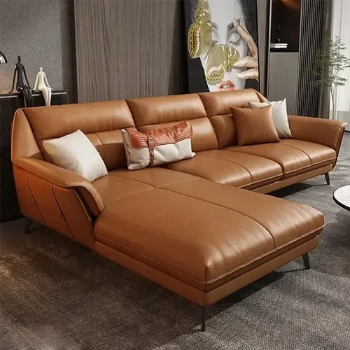 Contemporary Leather Sofa