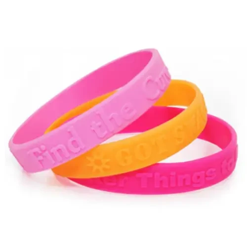 Embossed Silicone Wristband
