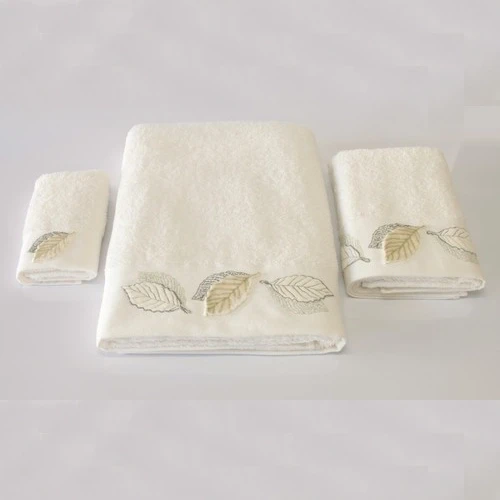 Embroidered Bath Towel