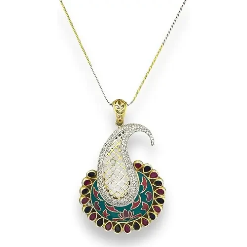 Enamel Necklace
