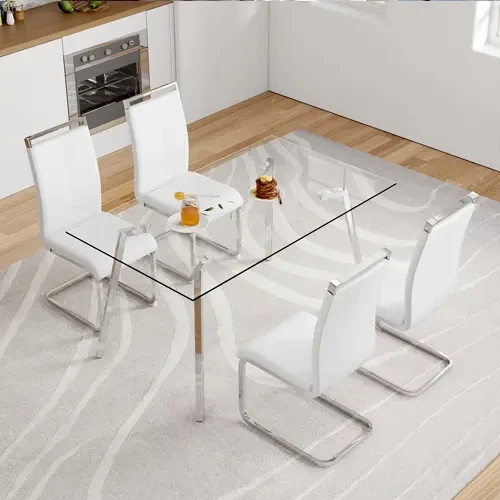 Glass Table Set