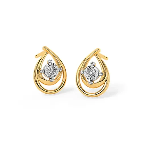 Gold Fancy Earring