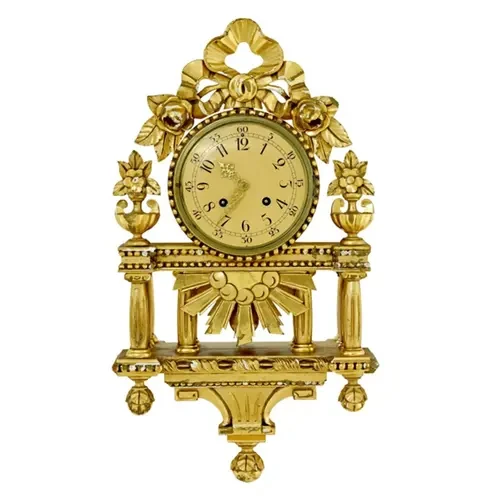 Gold Plated Clock