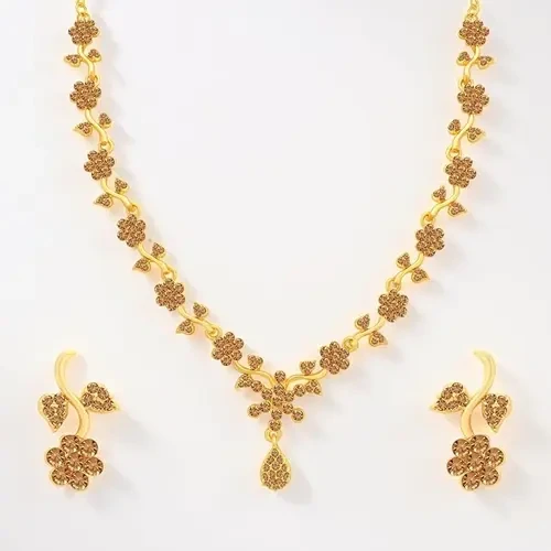 Gold Plated Necklace Set