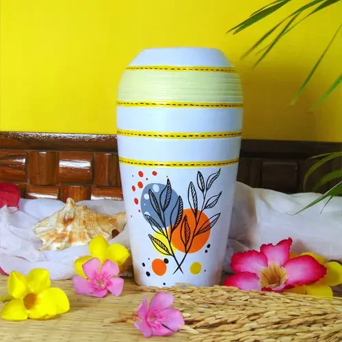 Hand Painted Flower Vases
