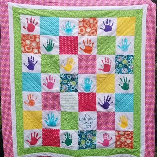 Hand Painted Quilt