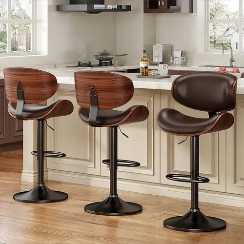 Leather Bar Stool