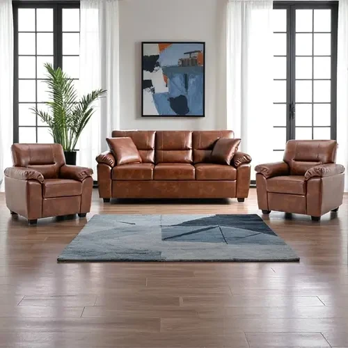 Leather Sofa Set