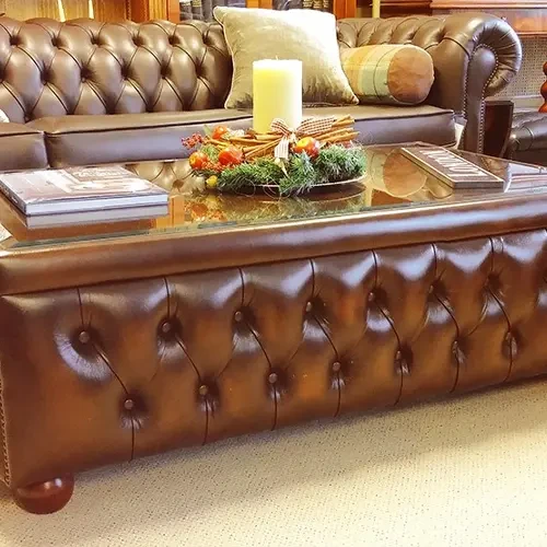 Leather Table