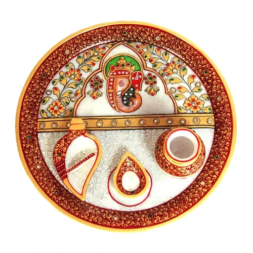 Marble Pooja Thali