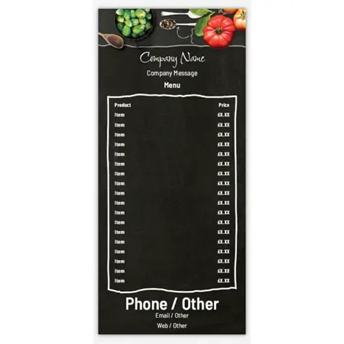 Menu Card