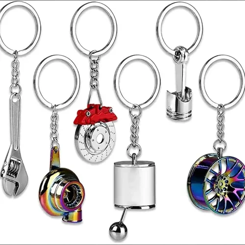 Metal Keychain Set