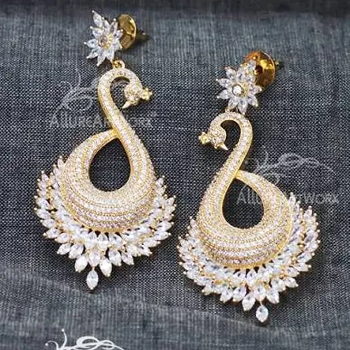 Peacock Earrings