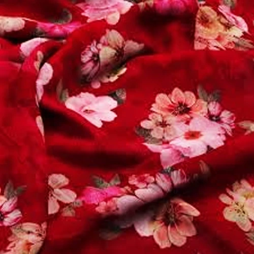 Printed Georgette Fabric