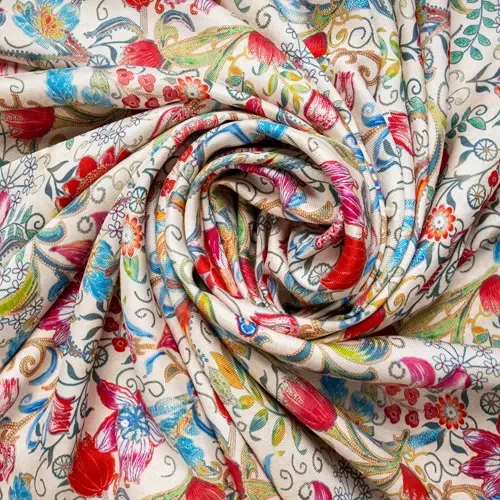 Printed Silk Fabric