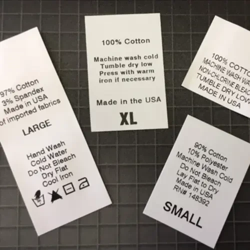 Wash Label