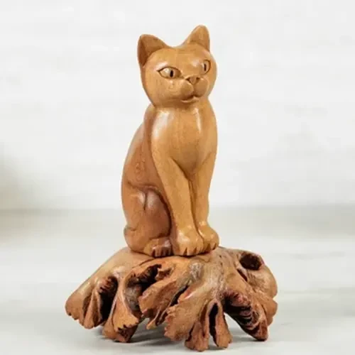 Wooden Cat