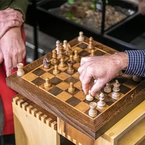 Wooden Chess Table
