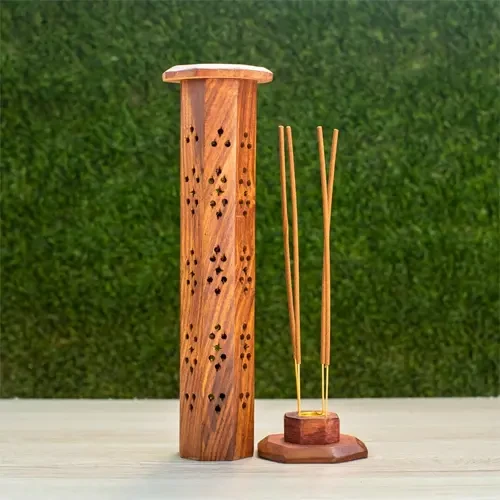 Wooden Incense Holder