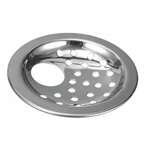 Floor Drain with Hole with Chrome Finish