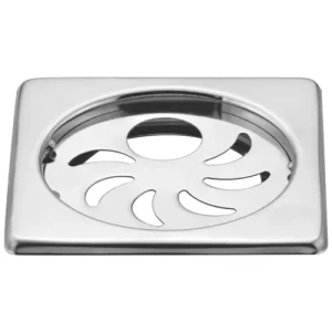 Lock Grating Flower Square Floor Drain