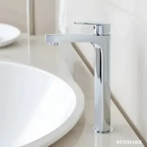 Single Lever Deck-Mount Tall Body Wash Basin Mixer Tap