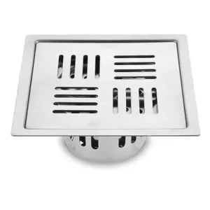 SS Silver Bathroom Floor Drain with Cockroach Trap