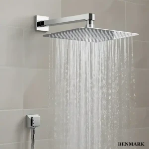 Ultra Sleek 304-Grade Overhead Shower  6 x 6 inches