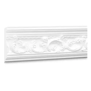 GRC Baroque Scroll and Floral Cornice