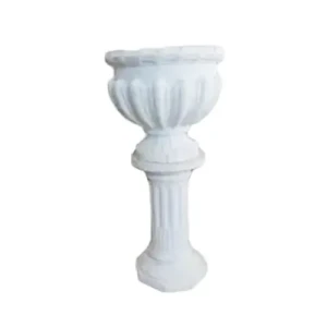 GRC Classical Fluted Urn with Pedestal