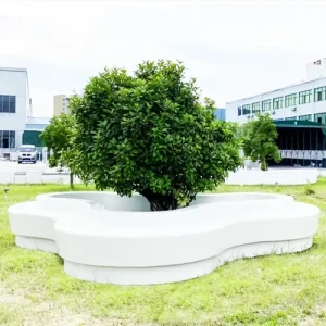 GRC Cloverleaf Tree Bench